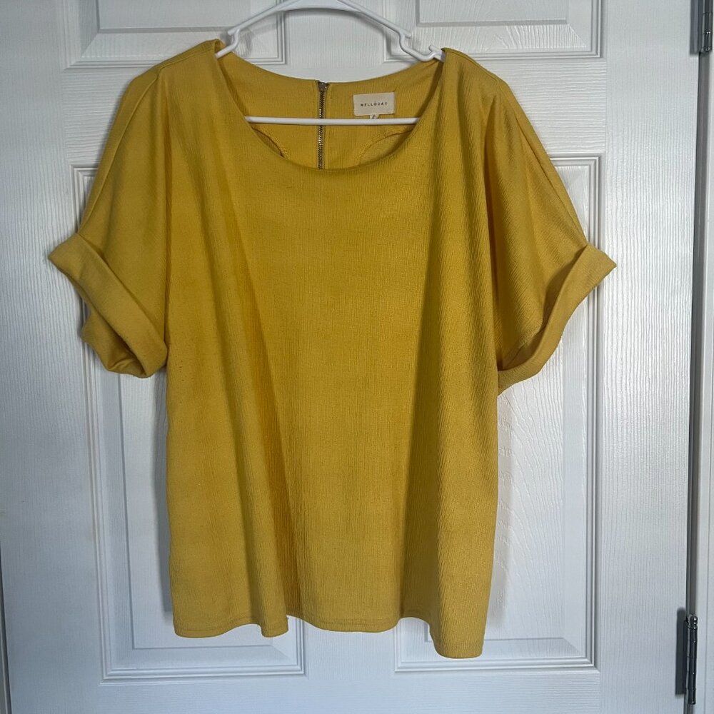 Yellow Mellody Top in Large